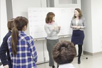 必須授業で英会話の様子